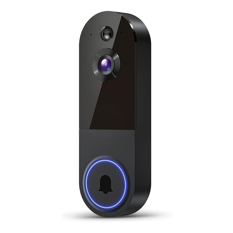 Sonnette Vidéo Sans Fil, Compatible Uniquement Avec Le Wi-fi 2,4 Ghz, Détection Humaine Intelligente Par Ia, Communication Bidirectionnelle.