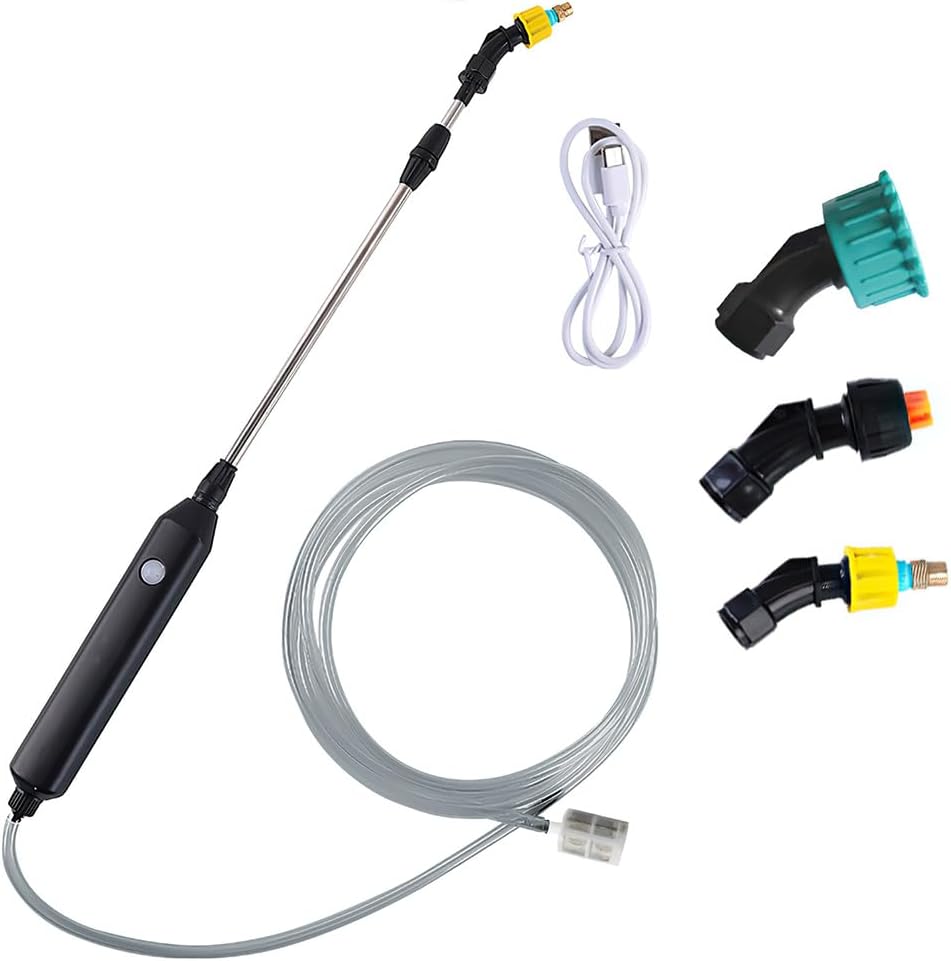 Pulvérisateur Électrique, Pulvérisateur 3,7 V + Tuyau D'Arrosage De 3 Mètres, Pulvérisateur Électrique Pour La Désinfection.