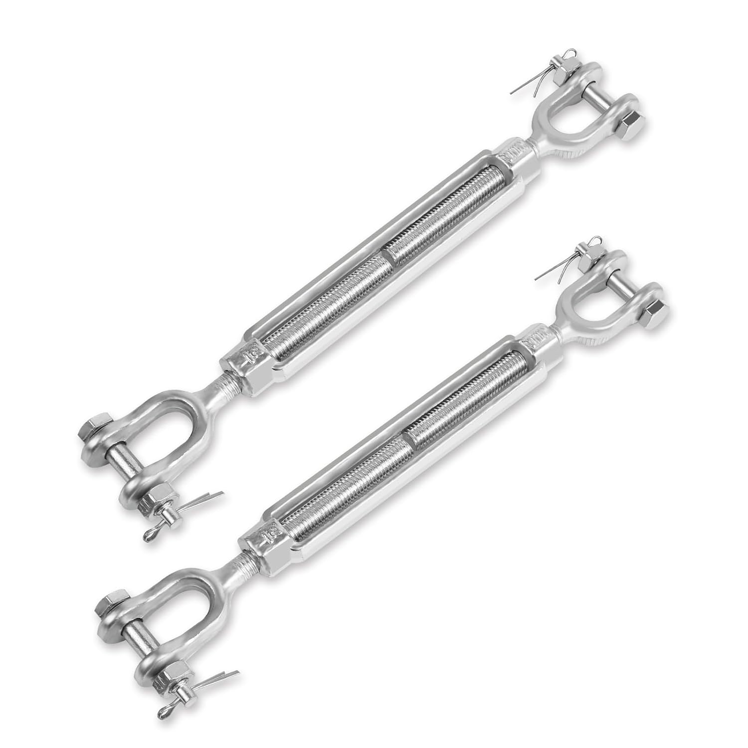 Vis De Tension Robustes, Paquet De 2, 1/2 X 6 Pouces, Limite De Charge De Travail 2200 Lb, Adaptées Aux Tentes Pare-soleil.
