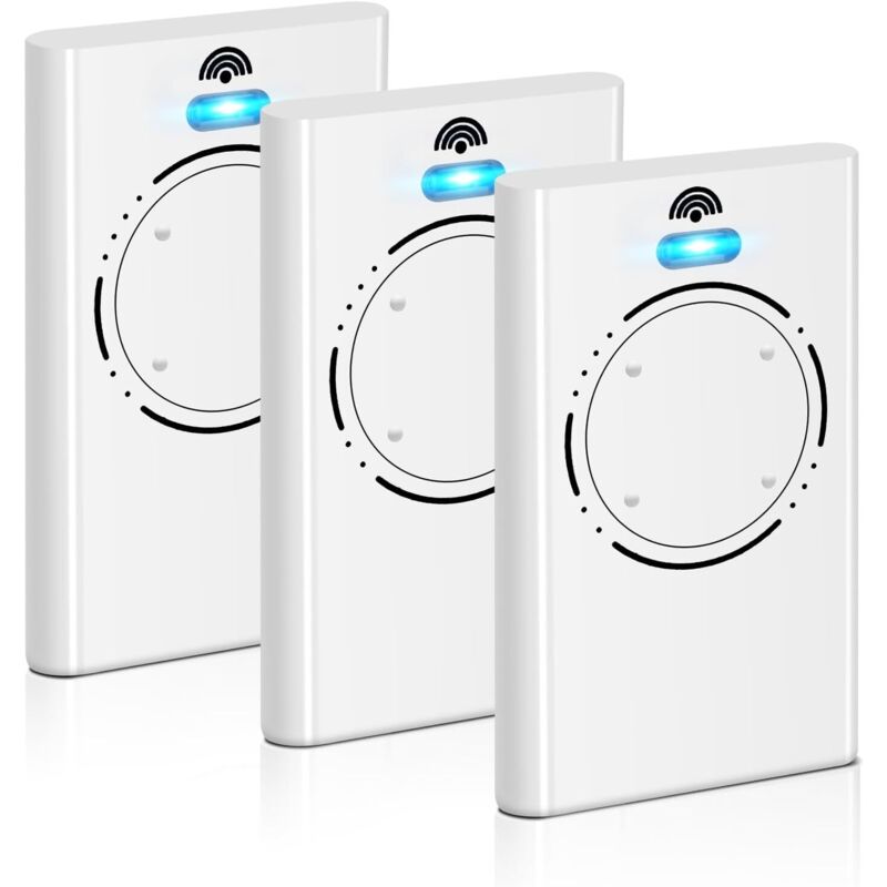 Lot De 3 Télécommandes De Porte De Garage 868 Mhz 4 Canaux Compatibles Avec Xt4 868 Slh Lr, Xt4 868 Slh, Xt2 868 Slh Lr, Xt2 868 Sl