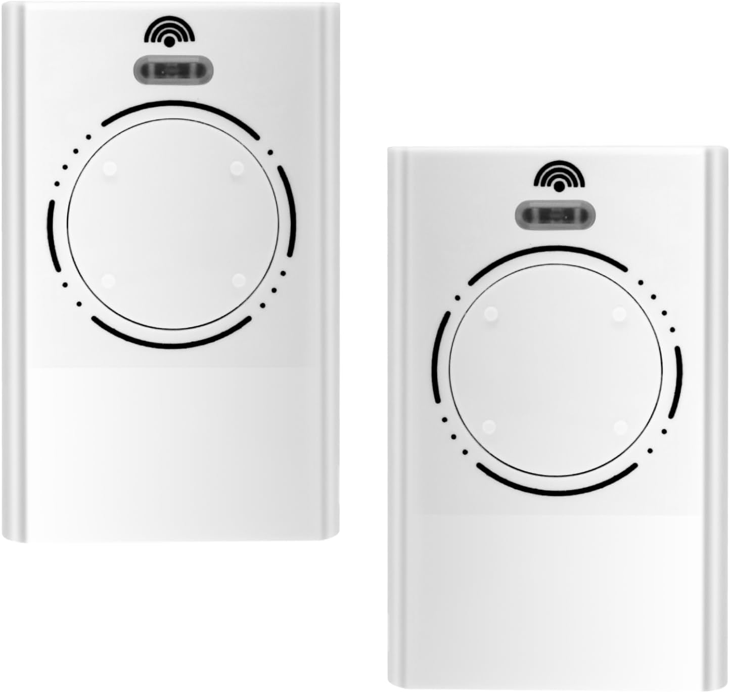 2pcs Télécommande Portail, 868 Mhz, 4 Canaux, Compatible Faa-xt4, Noir, Pour Garage Et Entrée