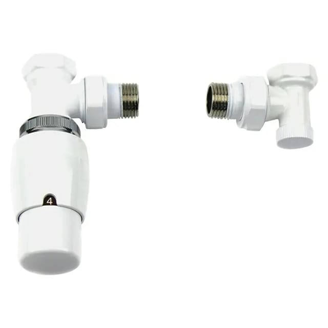 XIMAX Thermostat-Set »Elegant«, BxHxL: 25 x 65 x 125 mm, weiß - weiss