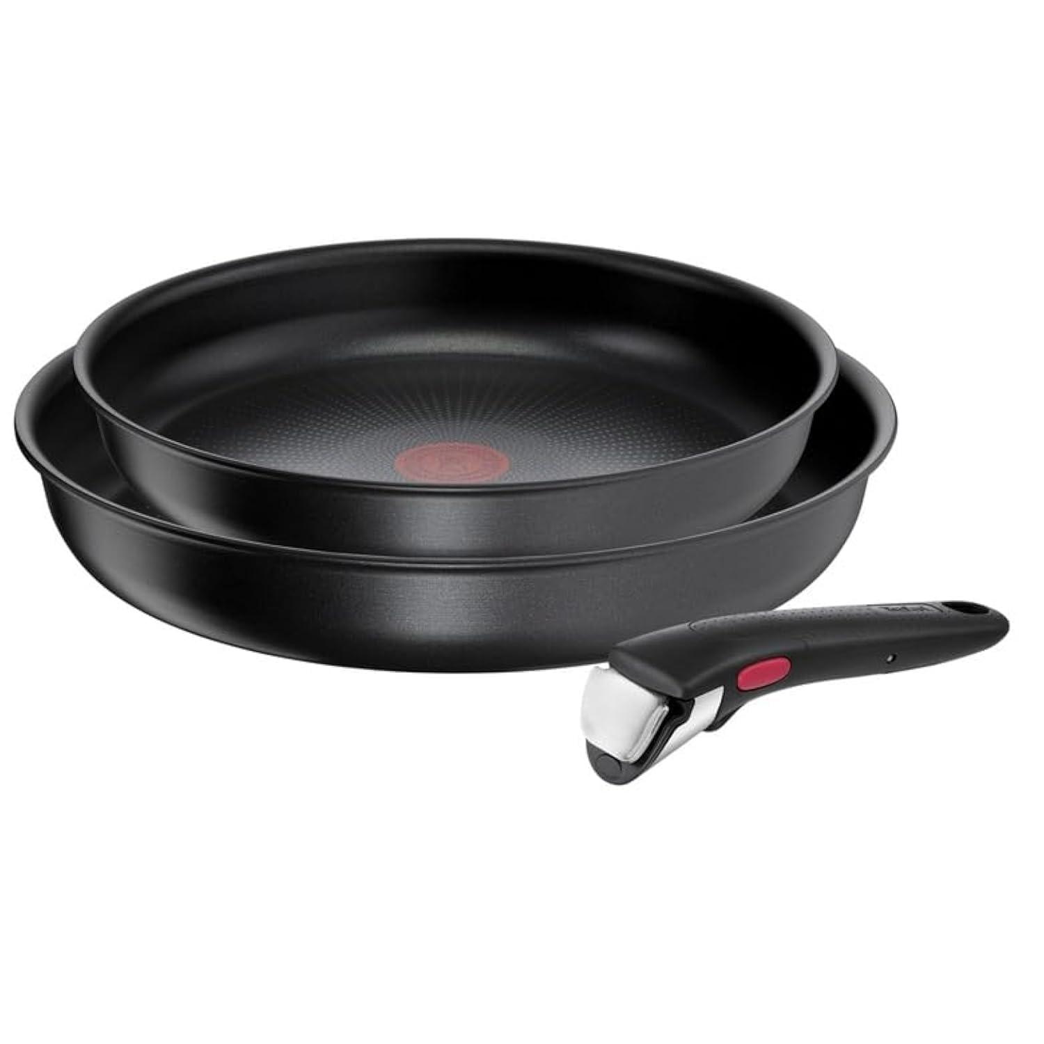 Tefal Ingenio Daily Chef Pfannen Schwarz 24 Und 28 Cm