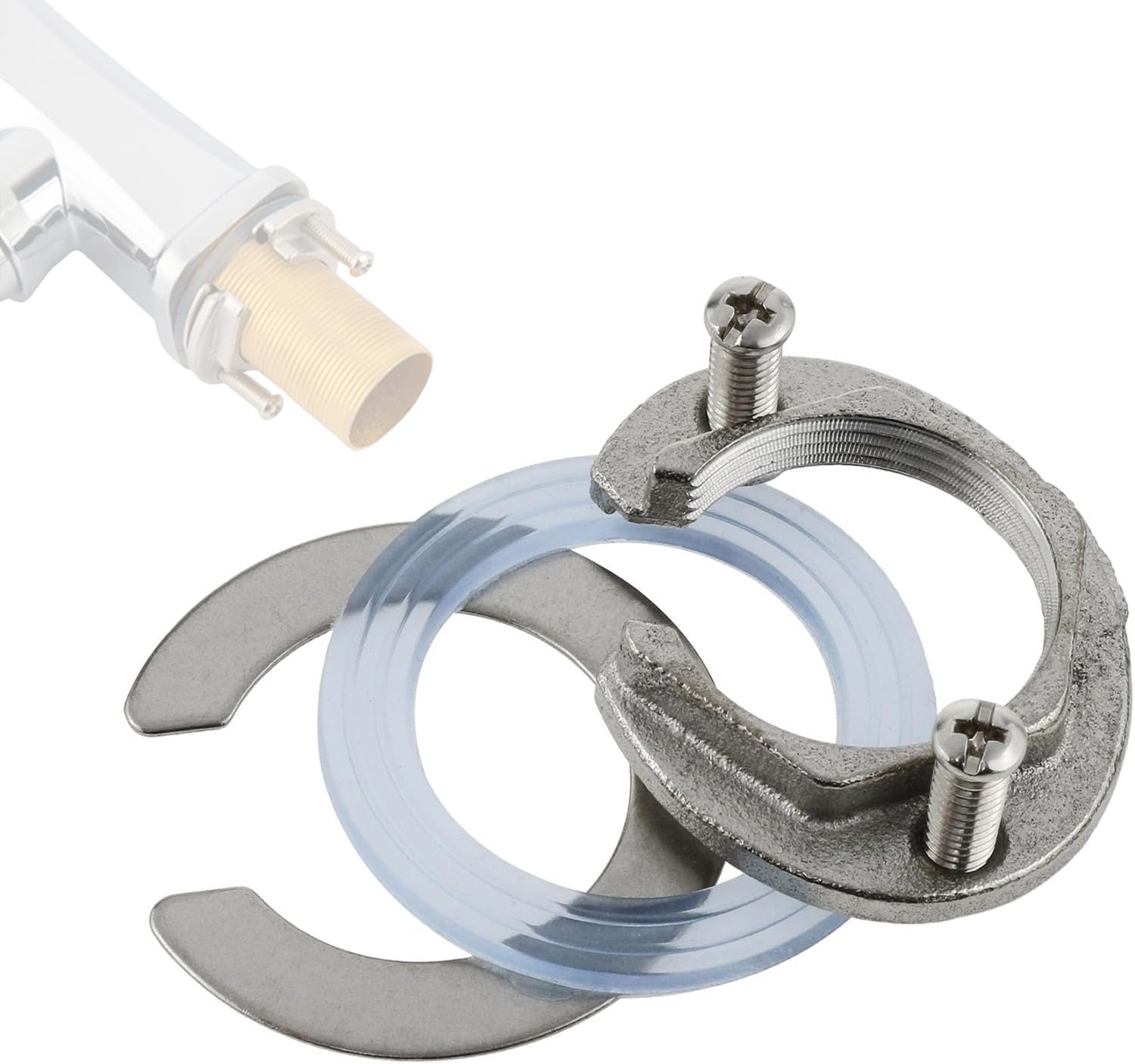 Kit D'Écrous De Fixation En Acier Inoxydable Pour Robinetterie, Empêchant Le Desserrage Des Robinets De Cuisine Et De Salle De Bain.