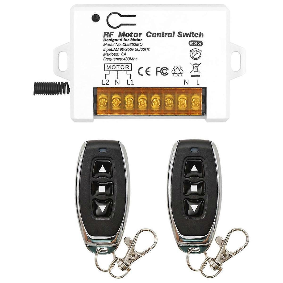 Interrupteur De Télécommande Sans Fil Pour Volet Roulant, Relais 3 A, 90-250 V Ca