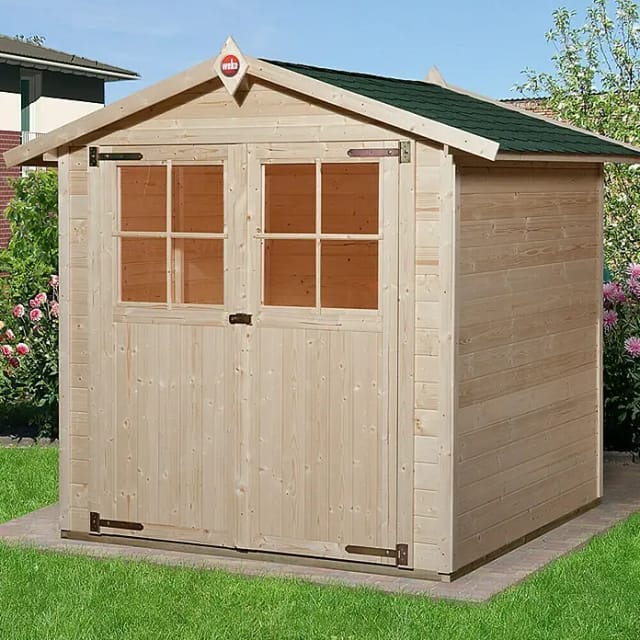 Weka Blockhaus 'Classic' mit Doppeltür, Größe 1