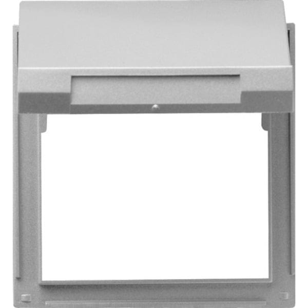 Gira Zwischenplatte alu m.Klappd., TX44 065465 - 065465