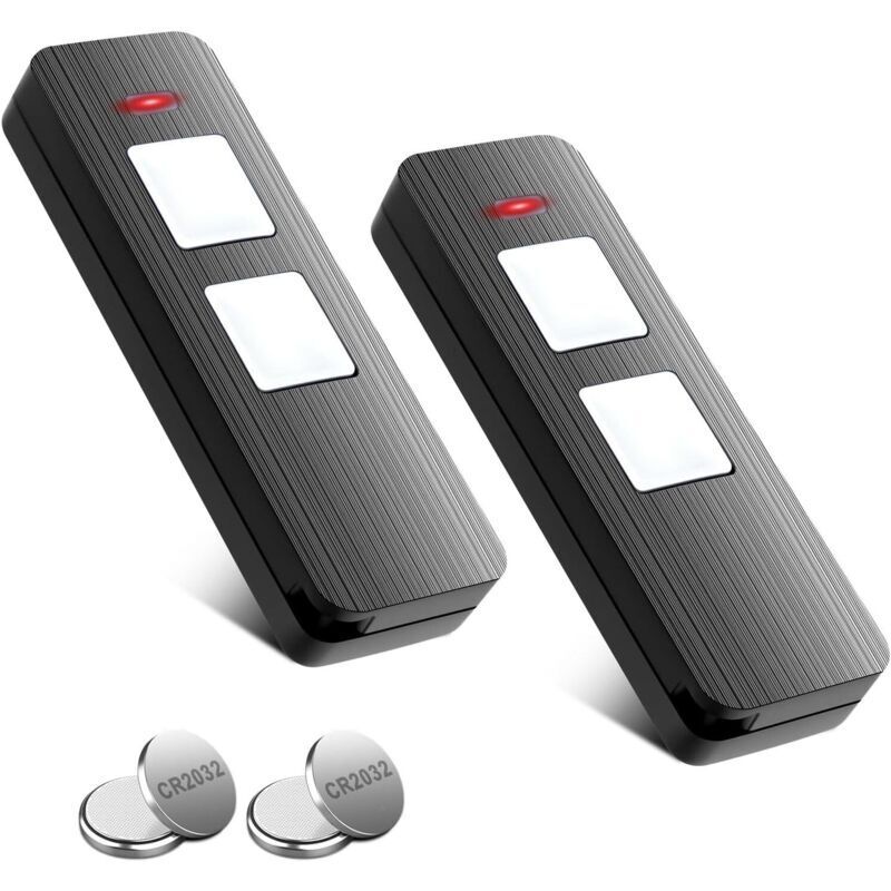 Télécommande Porte De Garage 868 Mhz 2 Canaux Avec Code Roulant – Lot De 2 – Compatible Avec Modèles Sommer S10019, 4018v, 4019v