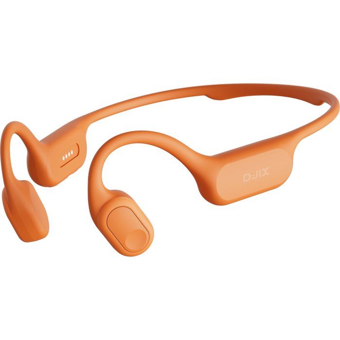 Wireless Bone Conduction Headphones - D-jix - Triton 600 - Bluetooth + Mp3 - 32gb - 2h15 Battery Life - Orange
