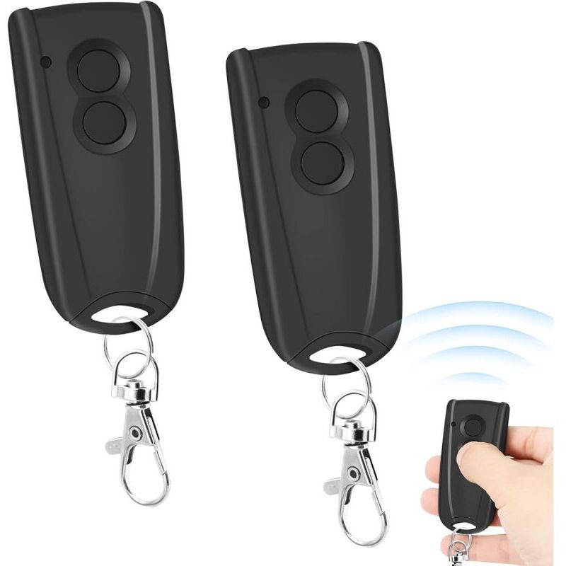 Télécommande 2 Canaux 433,92 Mhz Pour Portail Automatique Ecostar Rsc2 Rse2 Rsz1 Liftronic 500/700/800 Portronic D2500/d5000/s4000