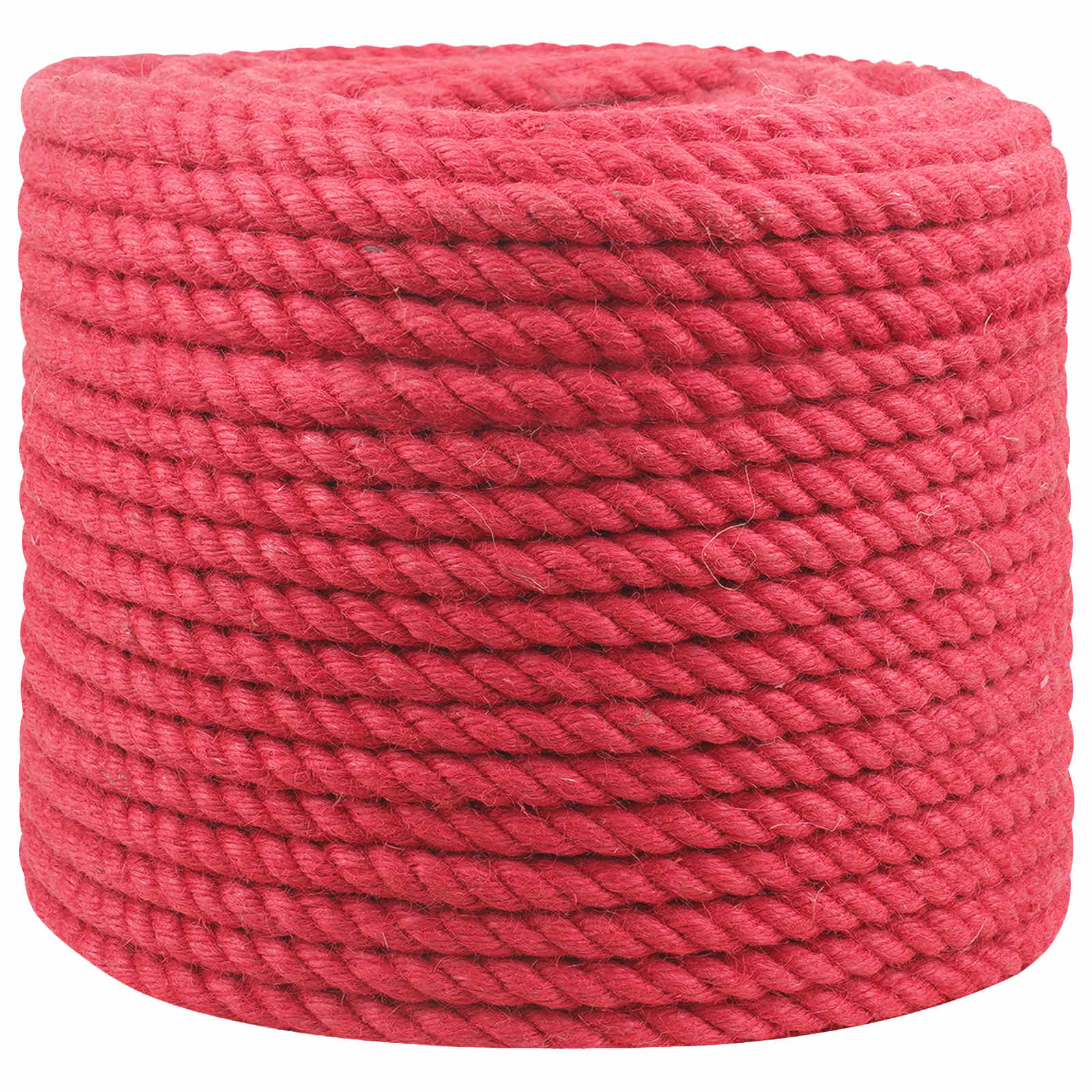 Vidaxl Jute Rope 14 Mm 50 M Red 100% Tossa Jute