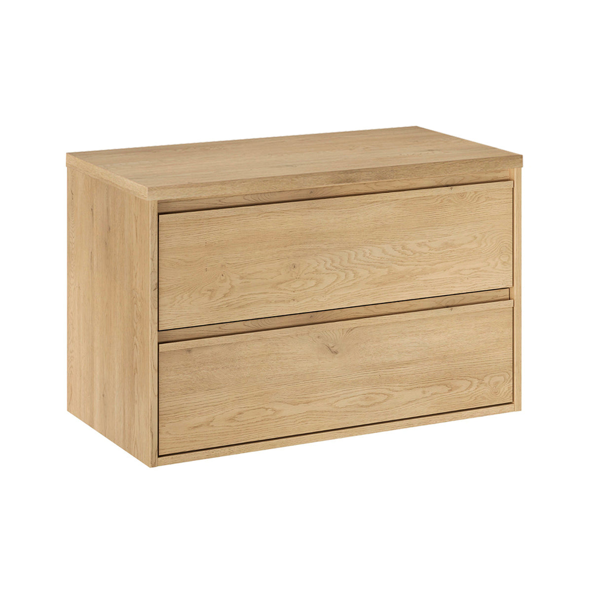 Waschtischunterschrank 80 Cm Mit Waschtischplatte Edmé Bois