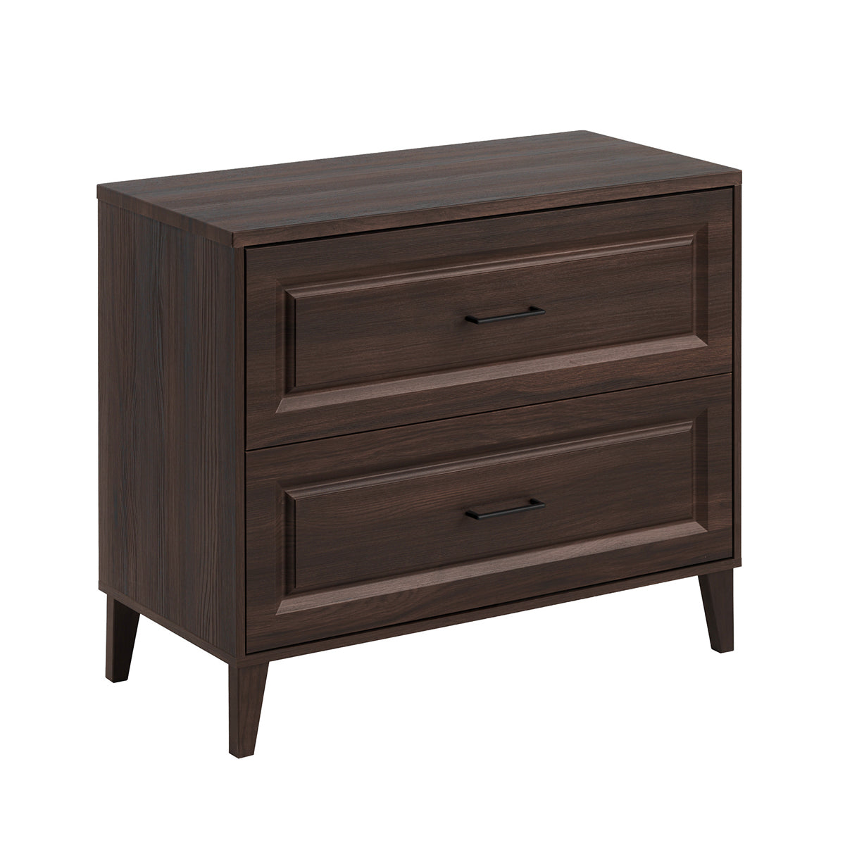 Waschtischunterschrank 100 Cm Mit Waschtischplatte Moka Dunkles Holz