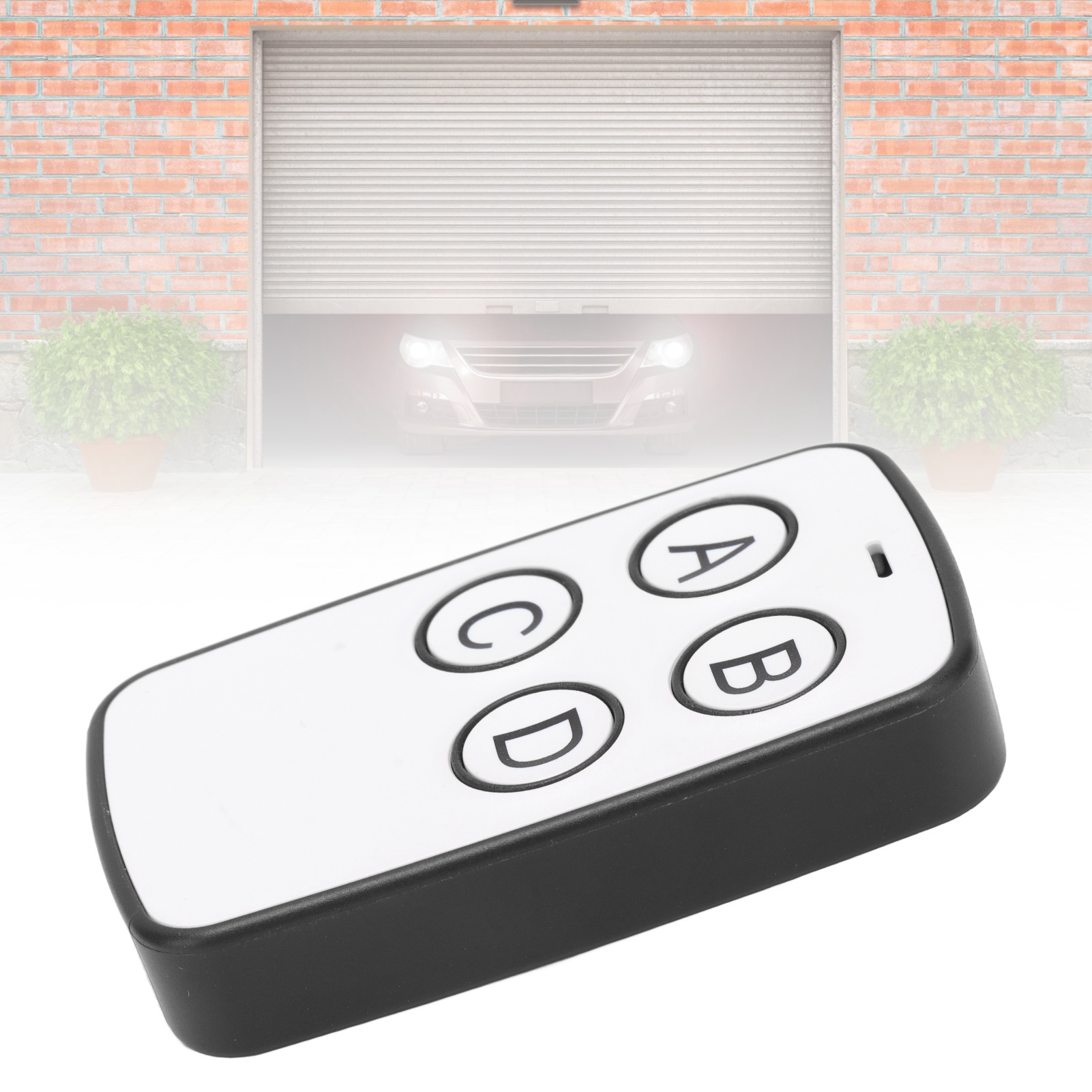 Télécommande Sans Fil 315m Pour Volets Roulants Électriques, Portes De Garage Et Barrières - Clé Télécommande Universelle (noire)