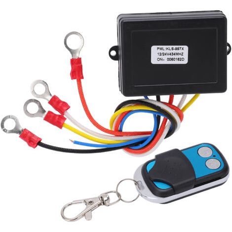 Télécommande Universelle Sans Fil Pour Treuils 12 V/24 V - Portée De 23 Mètres