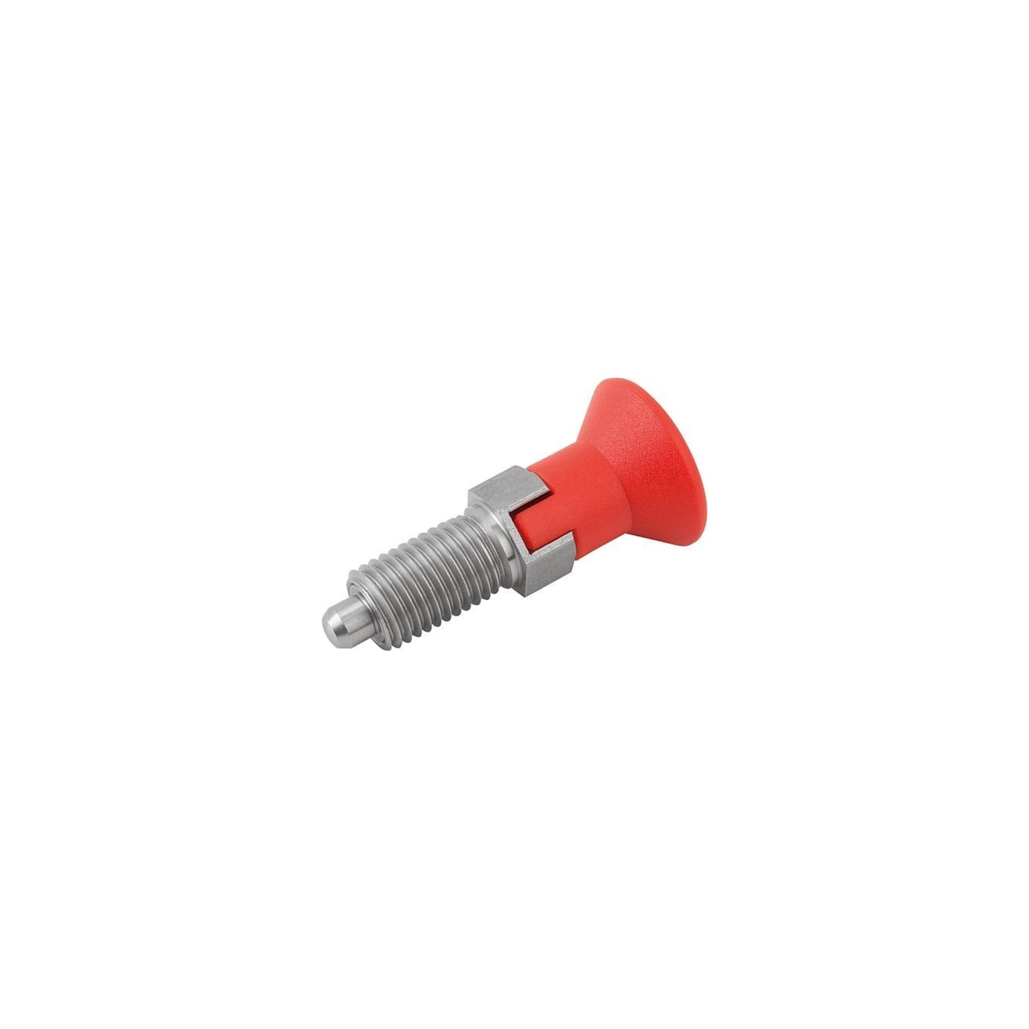 Kipp Arretierbolzen Gr.0 D1=m08x1 D=4 Form C Rastnut Kontermutter
