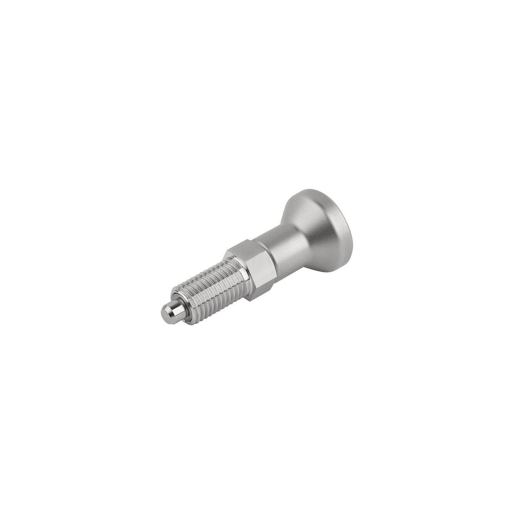 Kipp Arretierbolzen Gr.3 M16x1,5 Ø8 Form A Edelstahl Kontermutter