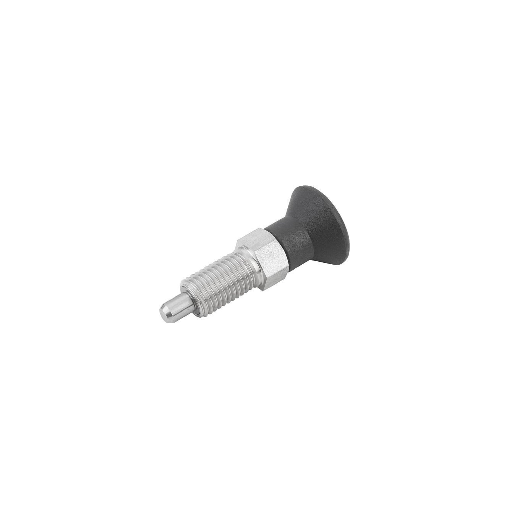 Kipp Arretierbolzen Gr.4 M20x1,5 Ø10 Form A Ohne Rastnut Mit Kontermutter