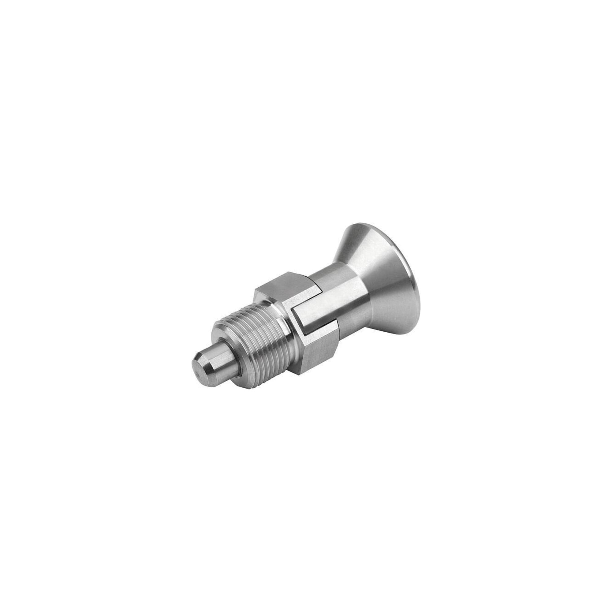 Kipp Arretierbolzen M20x1,5 Ø10 Form C Kurze Ausführung M. Rastnut
