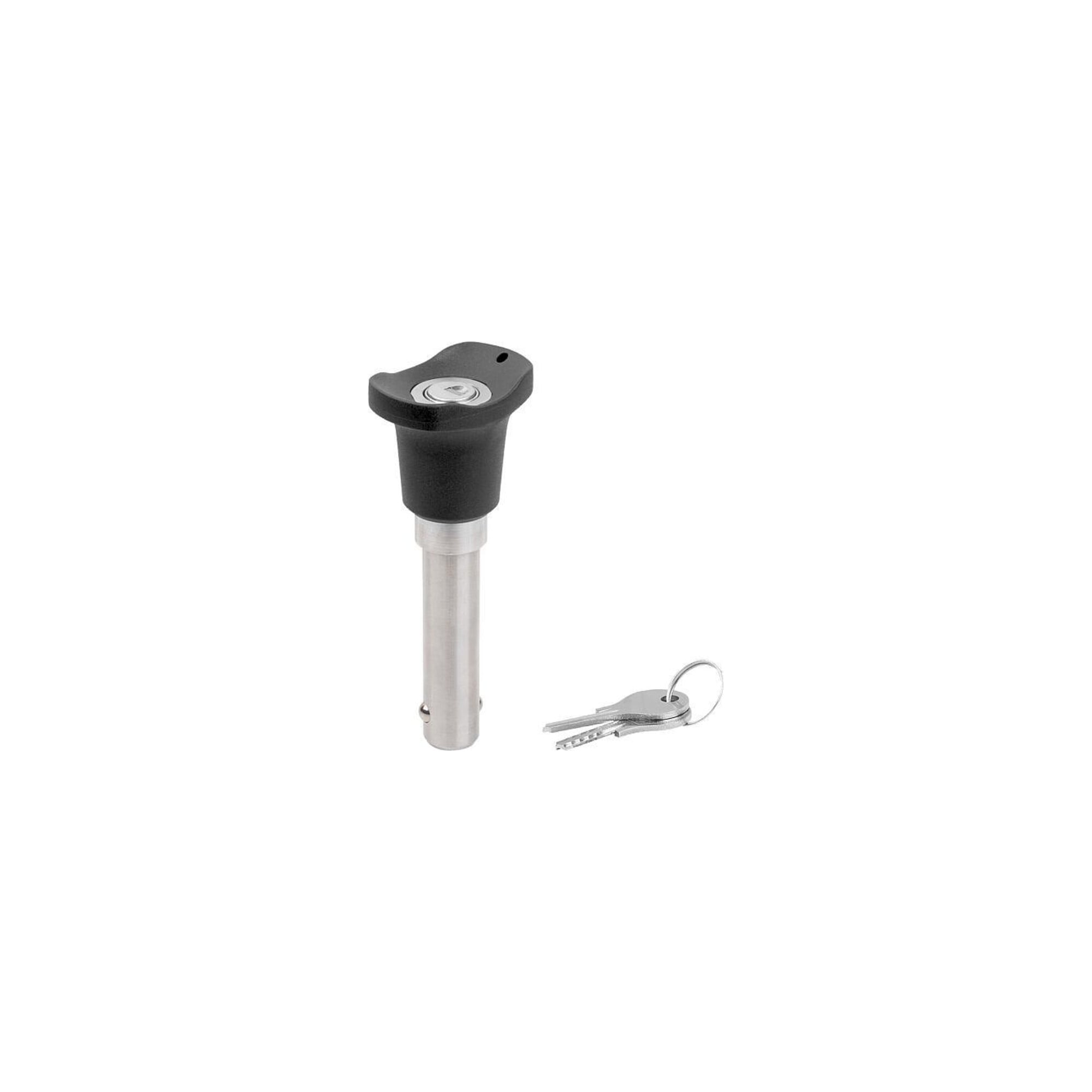 Kipp Kugelsperrbolzen Abschließbar D1=16 L=40 Edelstahl 1.4305