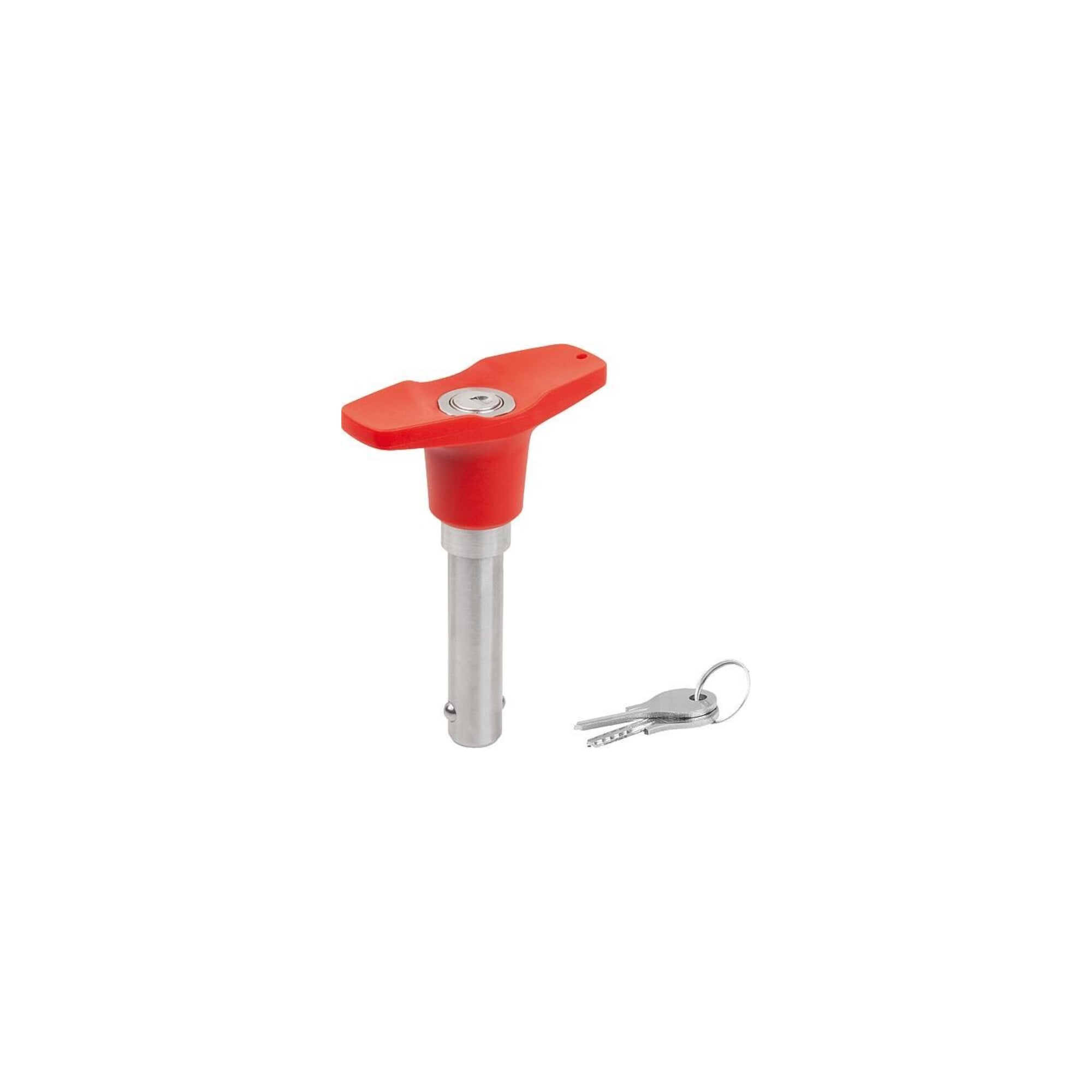 Kipp Kugelsperrbolzen Abschließbar 8mm 25mm Edelstahl 1.4305