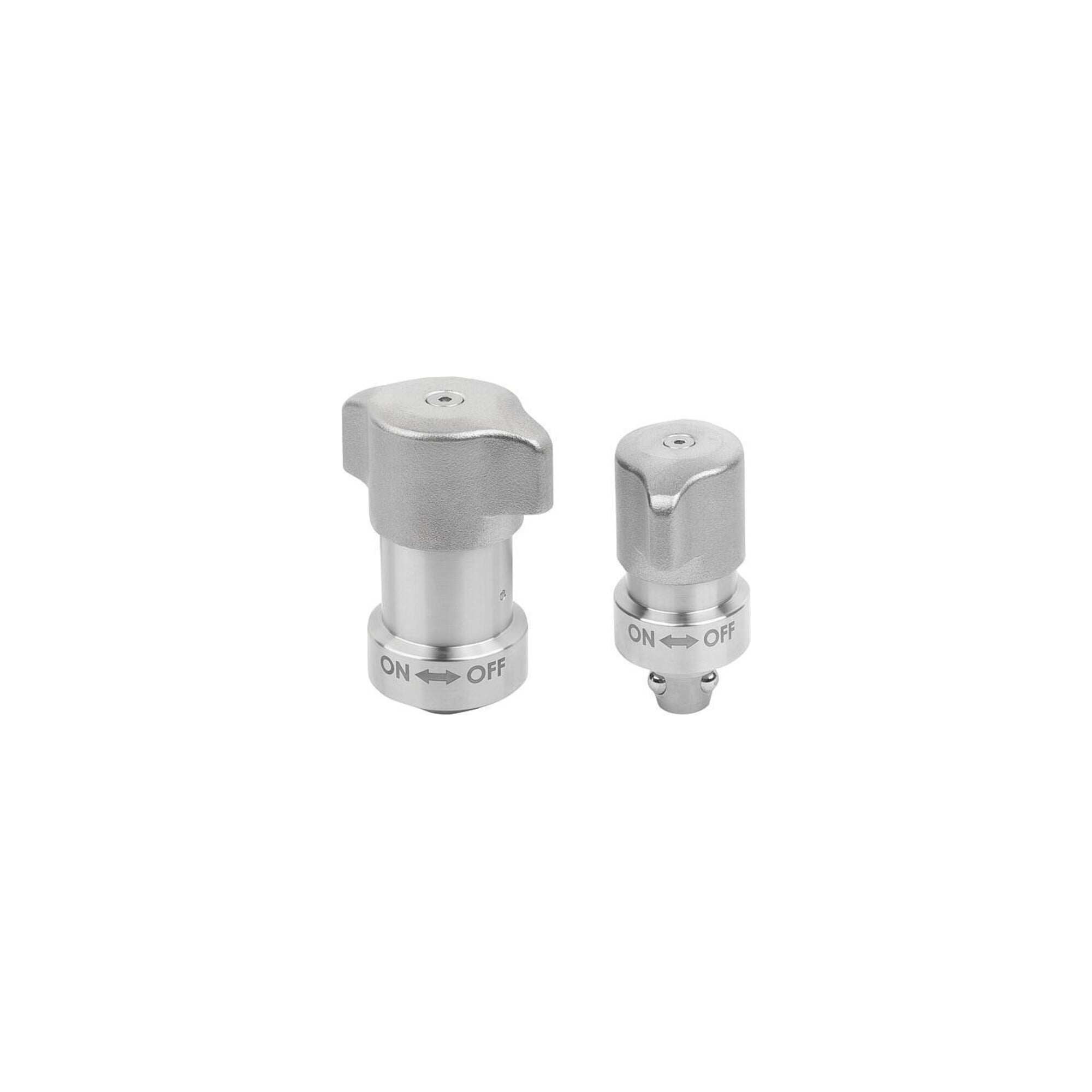 Kipp Kugelsperrbolzen Schwere Ausführung D16 H52 Edelstahl Blank Bolzen Stahl