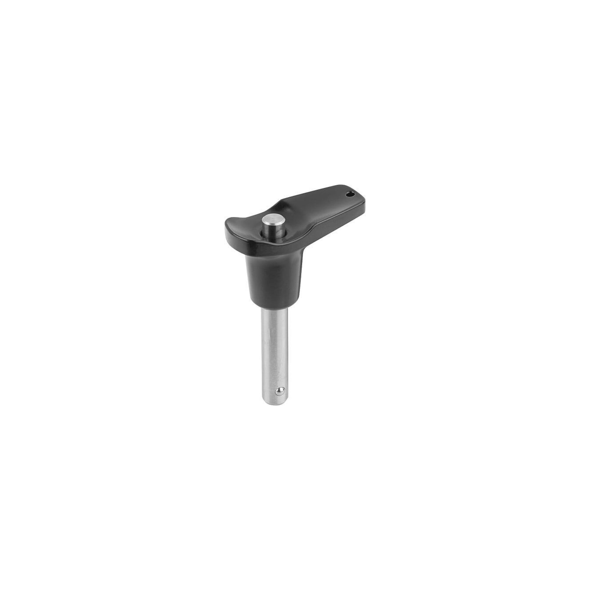 Kipp Kugelsperrbolzen Mit L-griff Ø 8mm L 50mm Edelstahl Zinkdruckguss