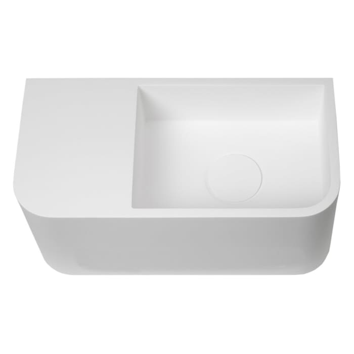 Kronenbach Stone Handwaschbecken 38 X 19 Cm Becken Rechts Ohne Hahnlochbohrung