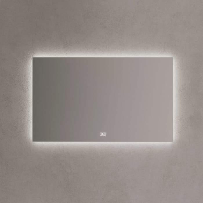 Kronenbach Night Badspiegel 100 X 60 Cm Mit Led-beleuchtung Und Dimmfunktion