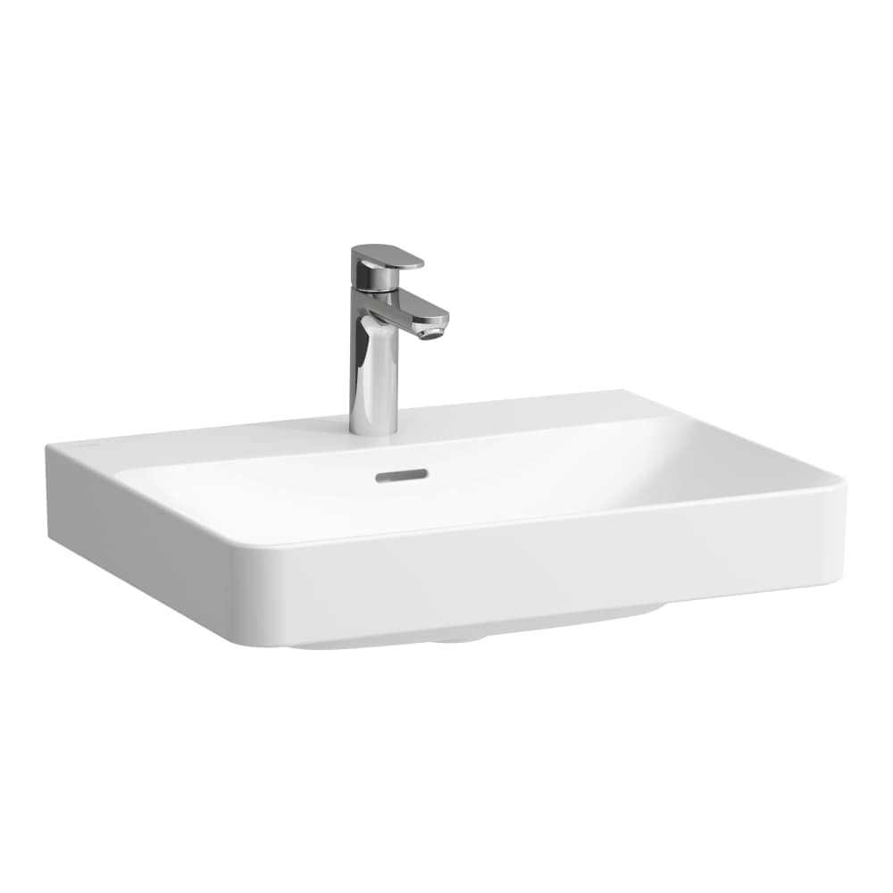 Laufen Pro X Waschtisch, 1 Hahnloch, Mit Überlauf, 600x465mm,
