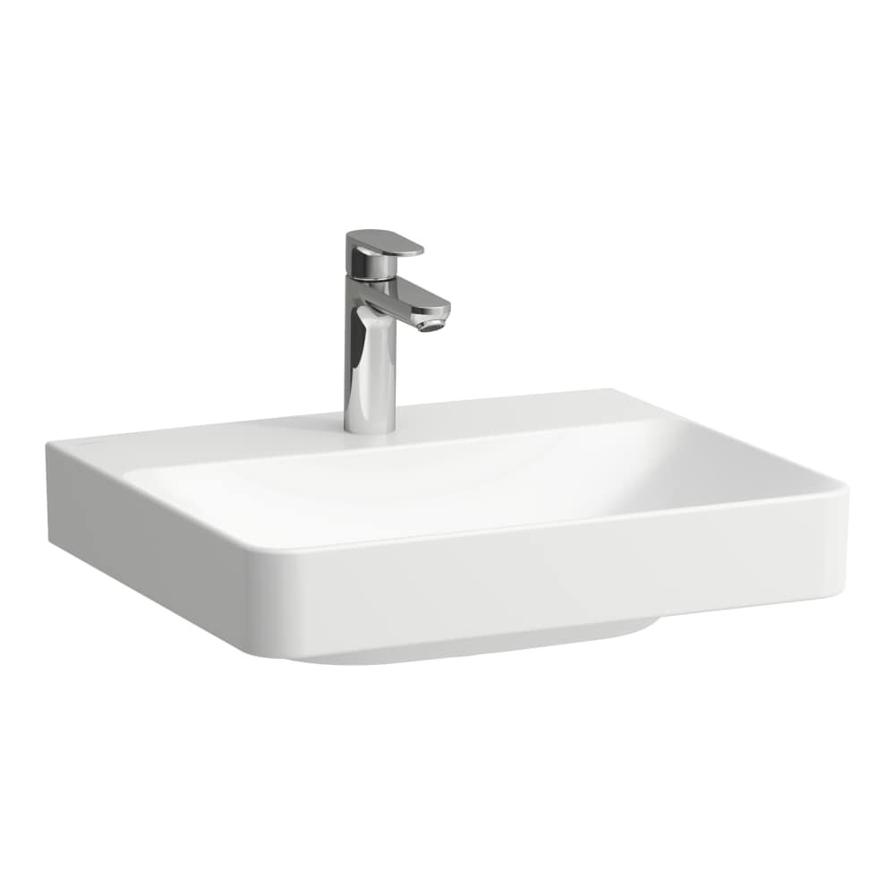 Laufen Pro X Waschtisch, 3 Hahnlöcher, Mit Überlauf, 550x465mm,
