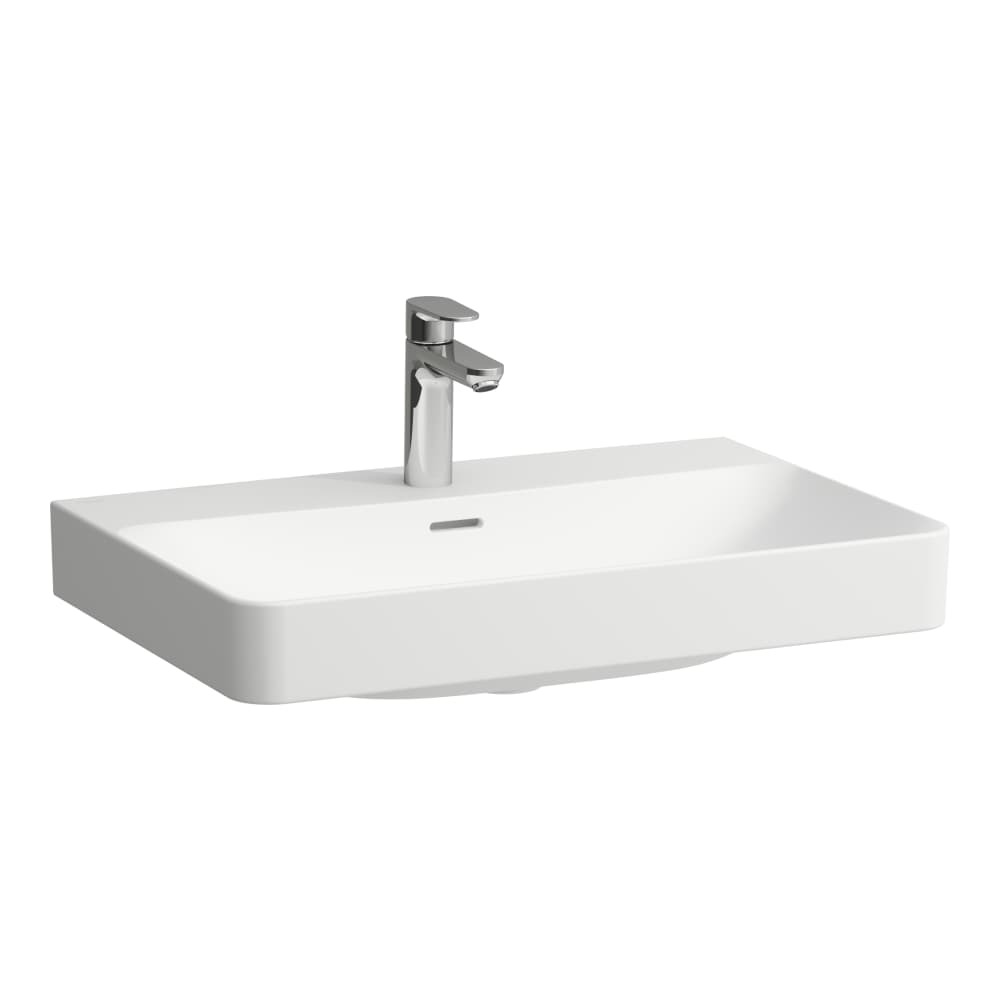 Laufen Pro X Waschtisch, 3 Hahnlöcher, Mit Überlauf, 700x465mm,