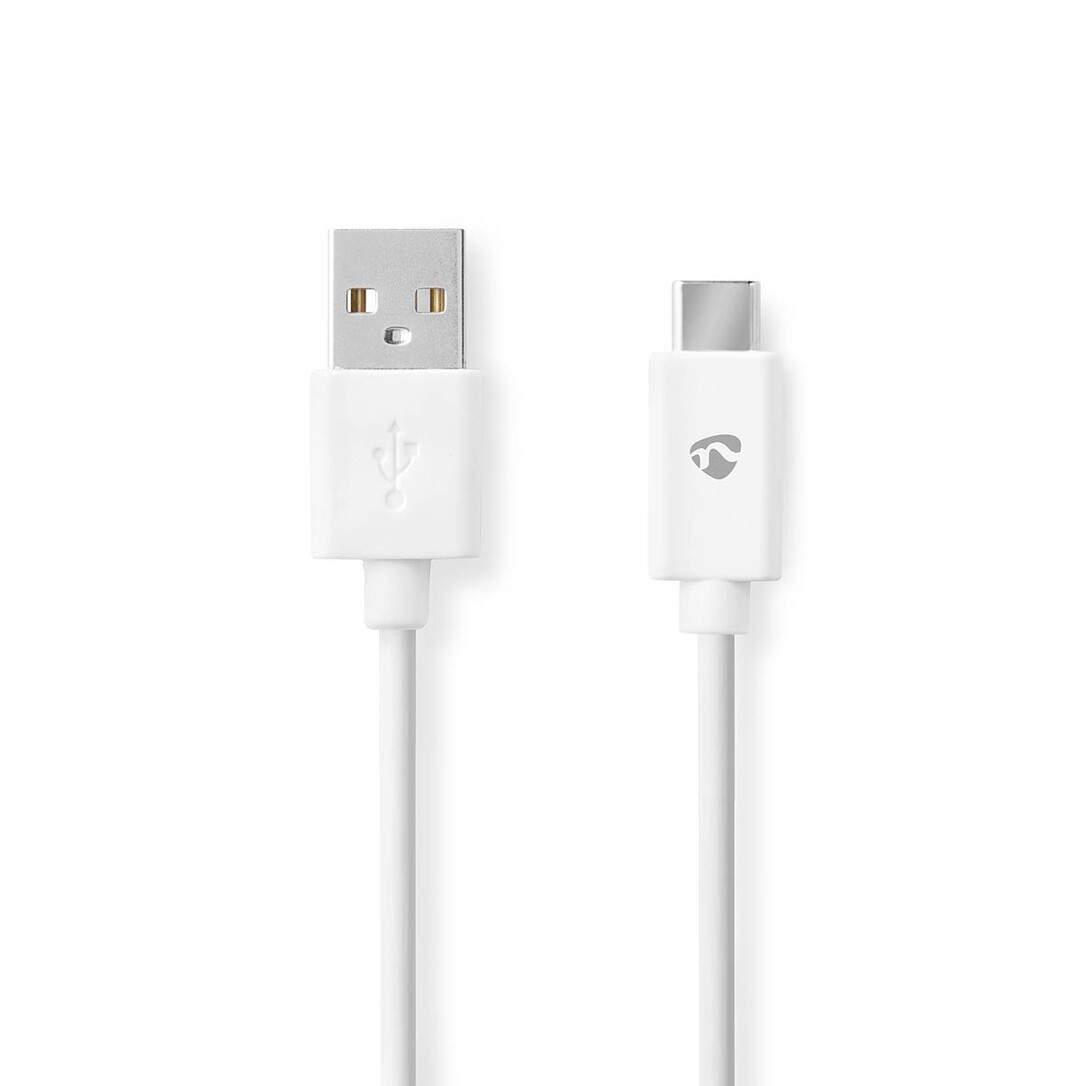Nedis Usb-kabel / Usb 2.0 / Usb-a Stecker / Usb-c™ Stecker / 15 W / 480 Mbps / Vernickelt / 3.00 M / Rund / Pvc / Schwarz / Label