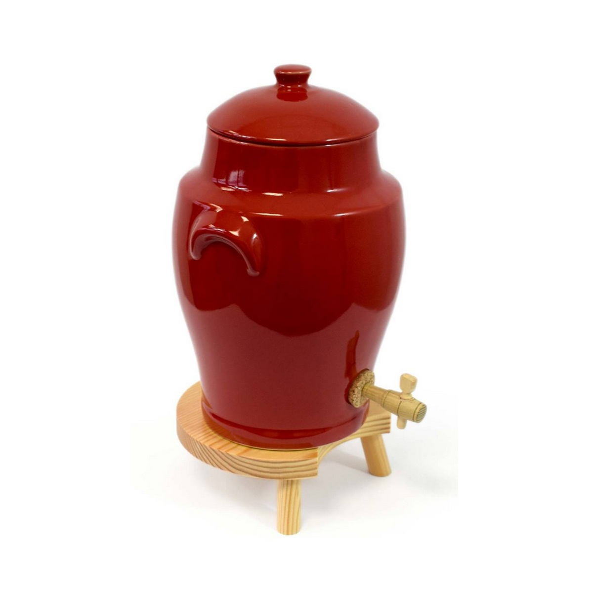 4-liter-frachterflasche Mit Rotem Essig - Duhalle - 0319