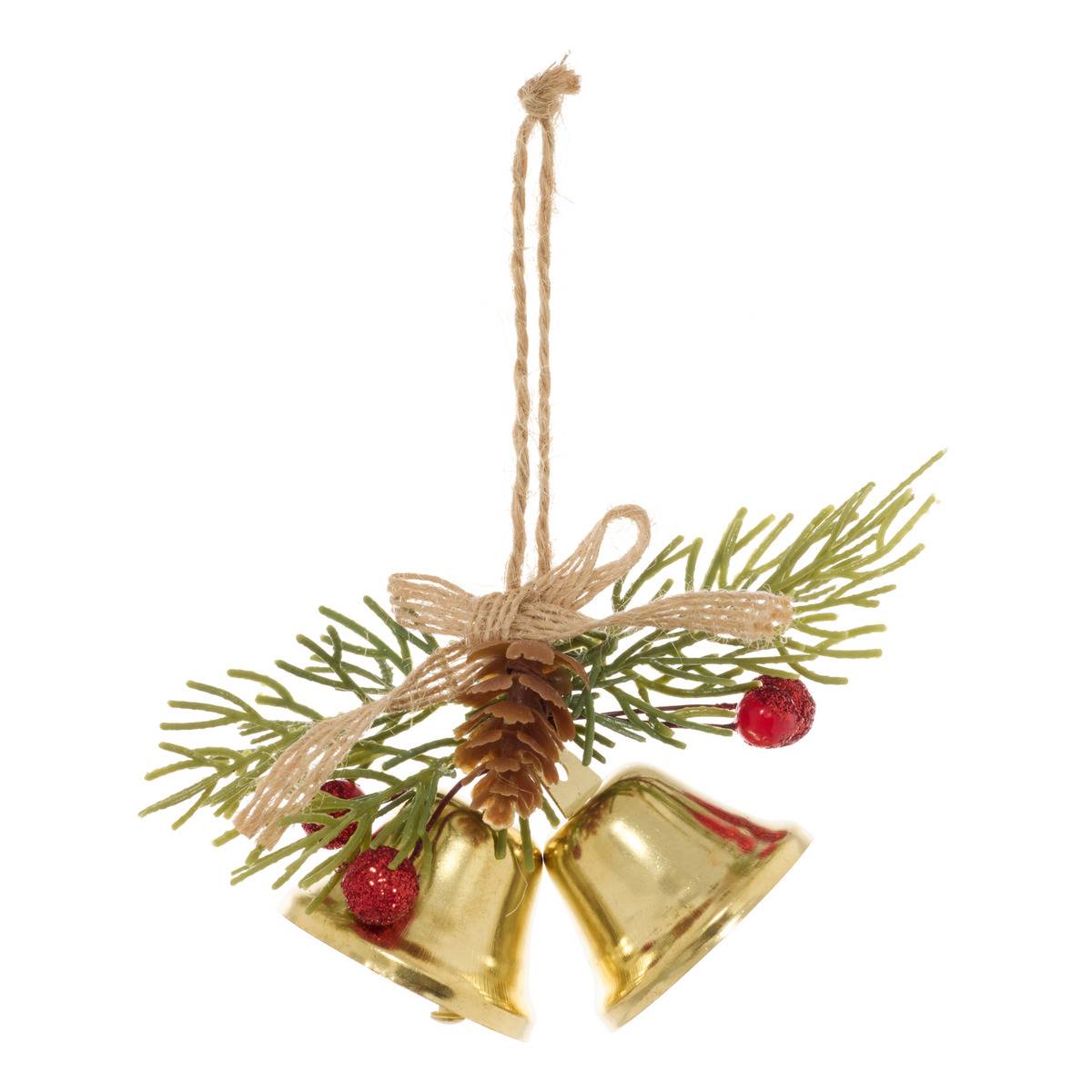 Sdn Metal Pres Glocken 7cm - Golden