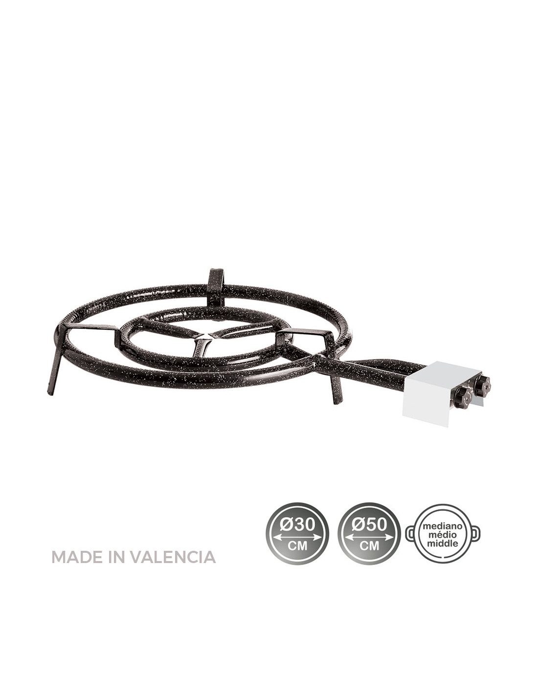 Gasbrenner Butan/propan Ø50cm 2 Flammen. Vaello