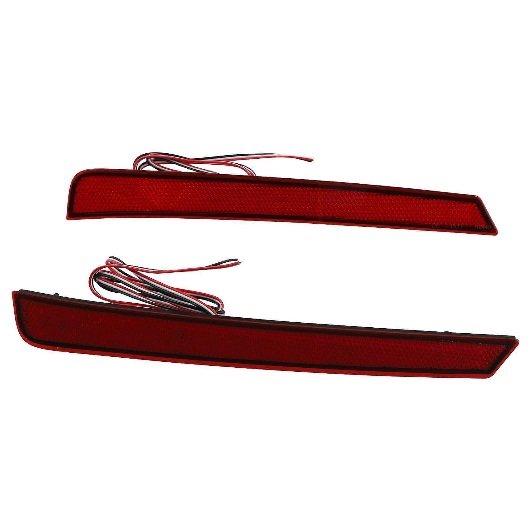 Auto Led Heckstoßstangenreflektorlicht Rücklicht Nebelscheinwerfer Bremslicht Für Toyota Vellfire 40 Serie 2023+ Rot