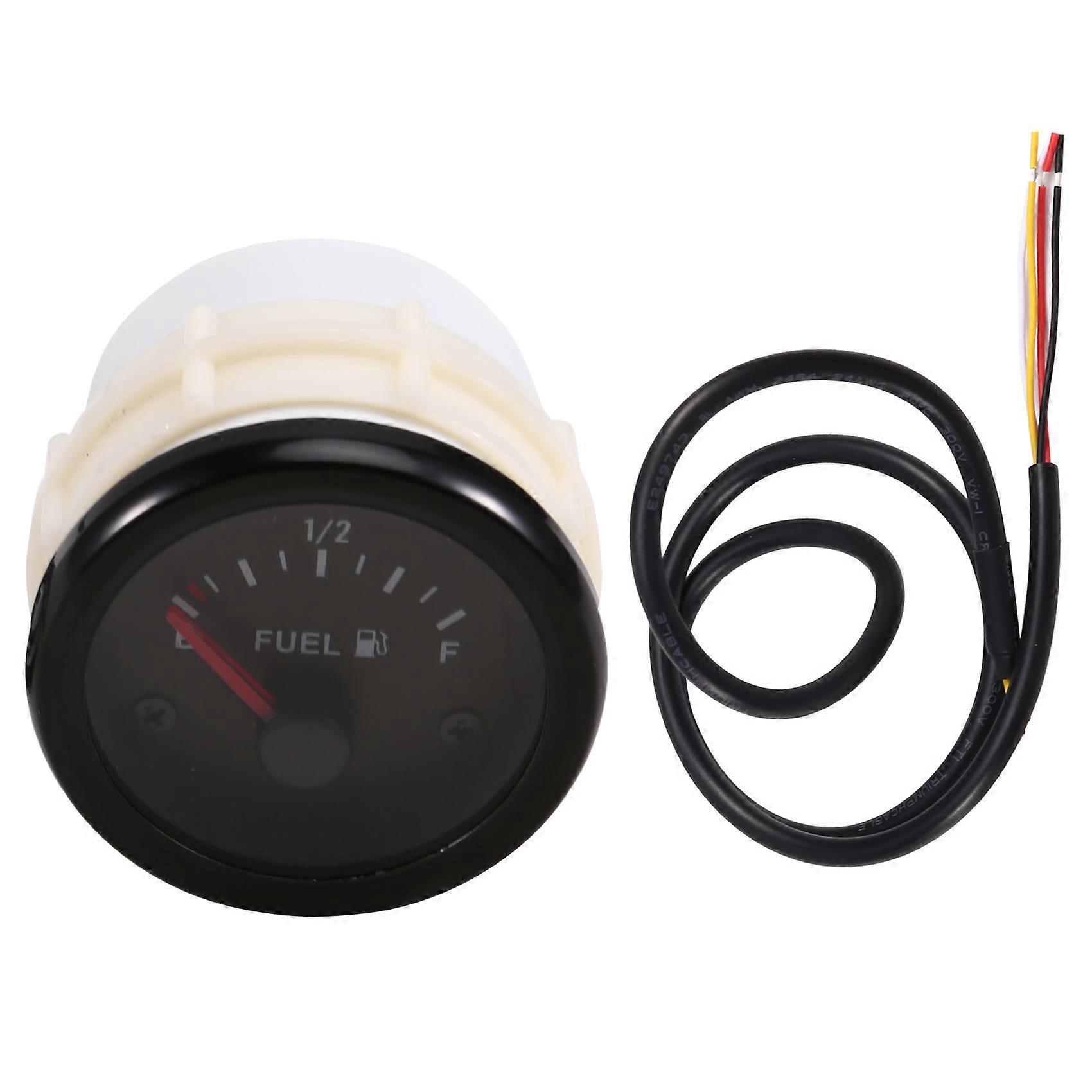 2-zoll-universal-kraftstoffanzeige-kit, E-1/2-f-zeiger-kraftstoffstandanzeige-messgerät-kit Mit Led-hintergrundbeleuchtung, Dc 12v-kraftstofftankmessgerät