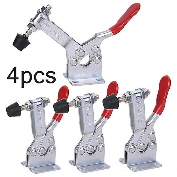 4er-pack Gh-201b Hochleistungs-kniehebelklemmen Mit Verriegelungsfunktion