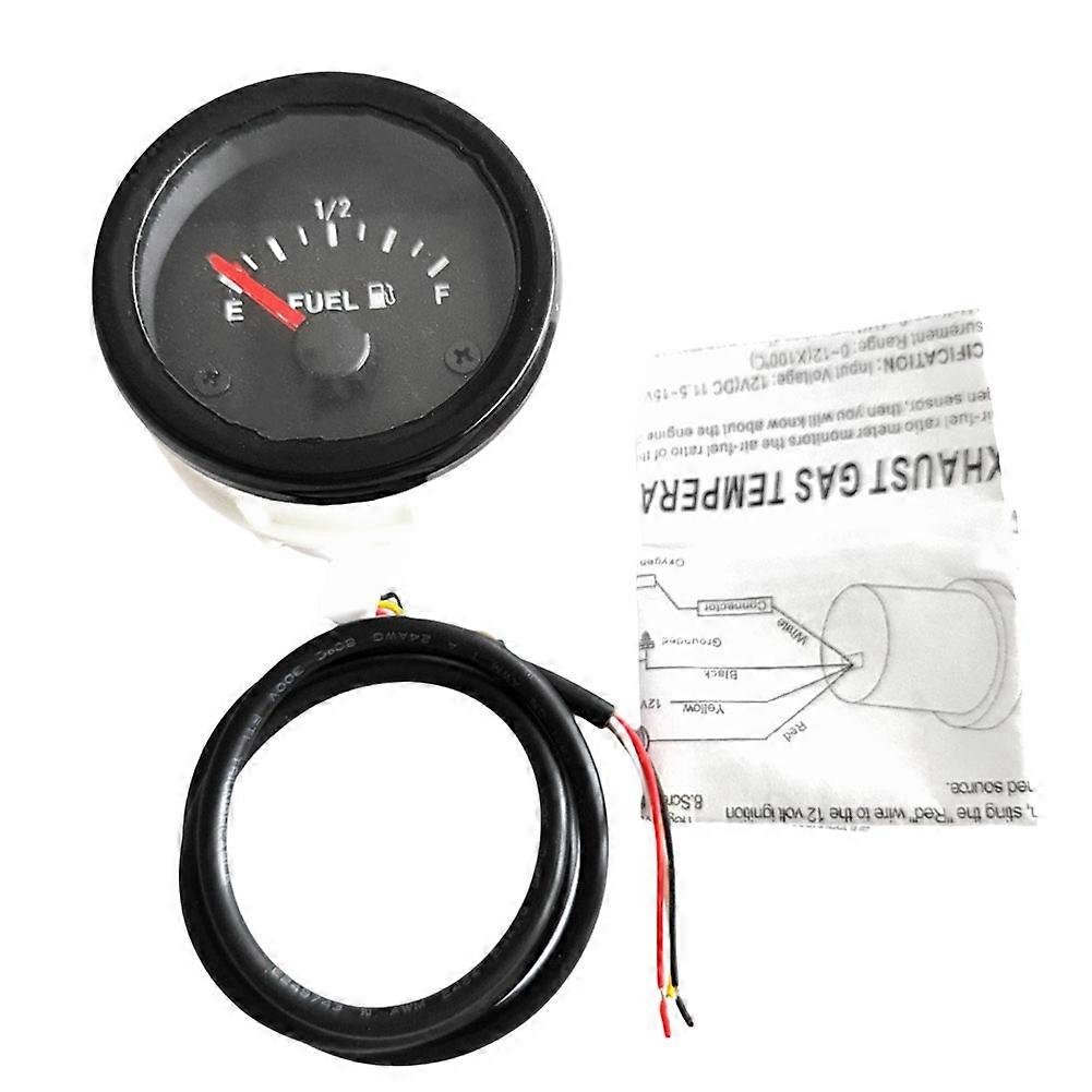2-zoll-universal-kraftstoffanzeige-kit E-1/2-f Zeiger-kraftstoffstandsanzeige-kit Mit Led-hintergrundbeleuchtung Für Wohnmobile, Boote Und Motorräder, Autos