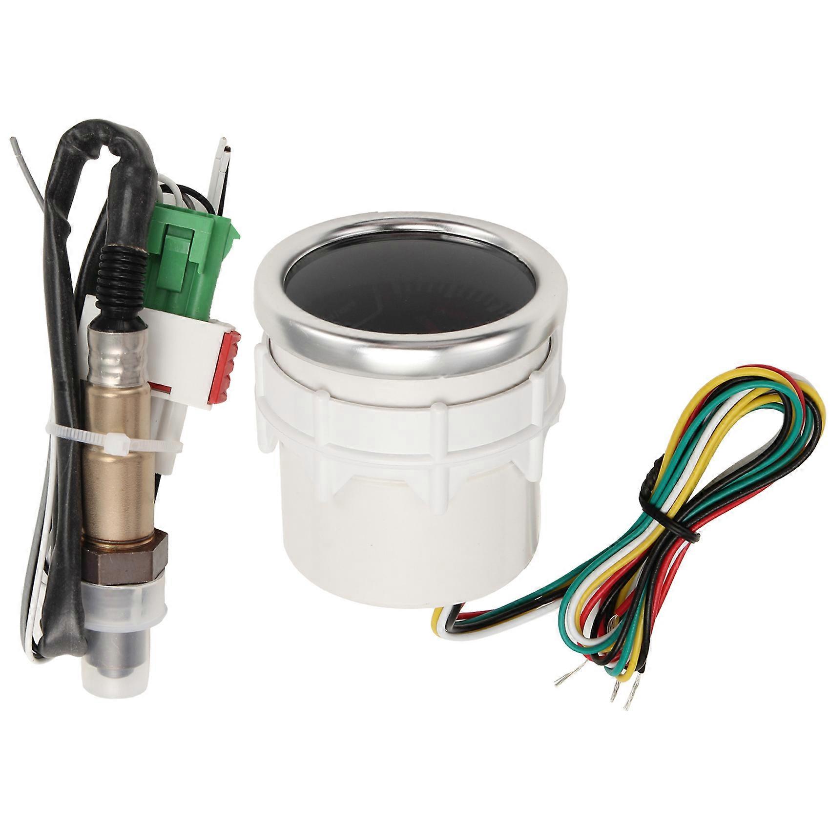 2 Zoll 52 Mm Messgerät Luft-kraftstoff-verhältnis Mit Schmalband-o2-sauerstoffsensor 0258006028 Led-messgerät Rennanzeige Auto 12 V