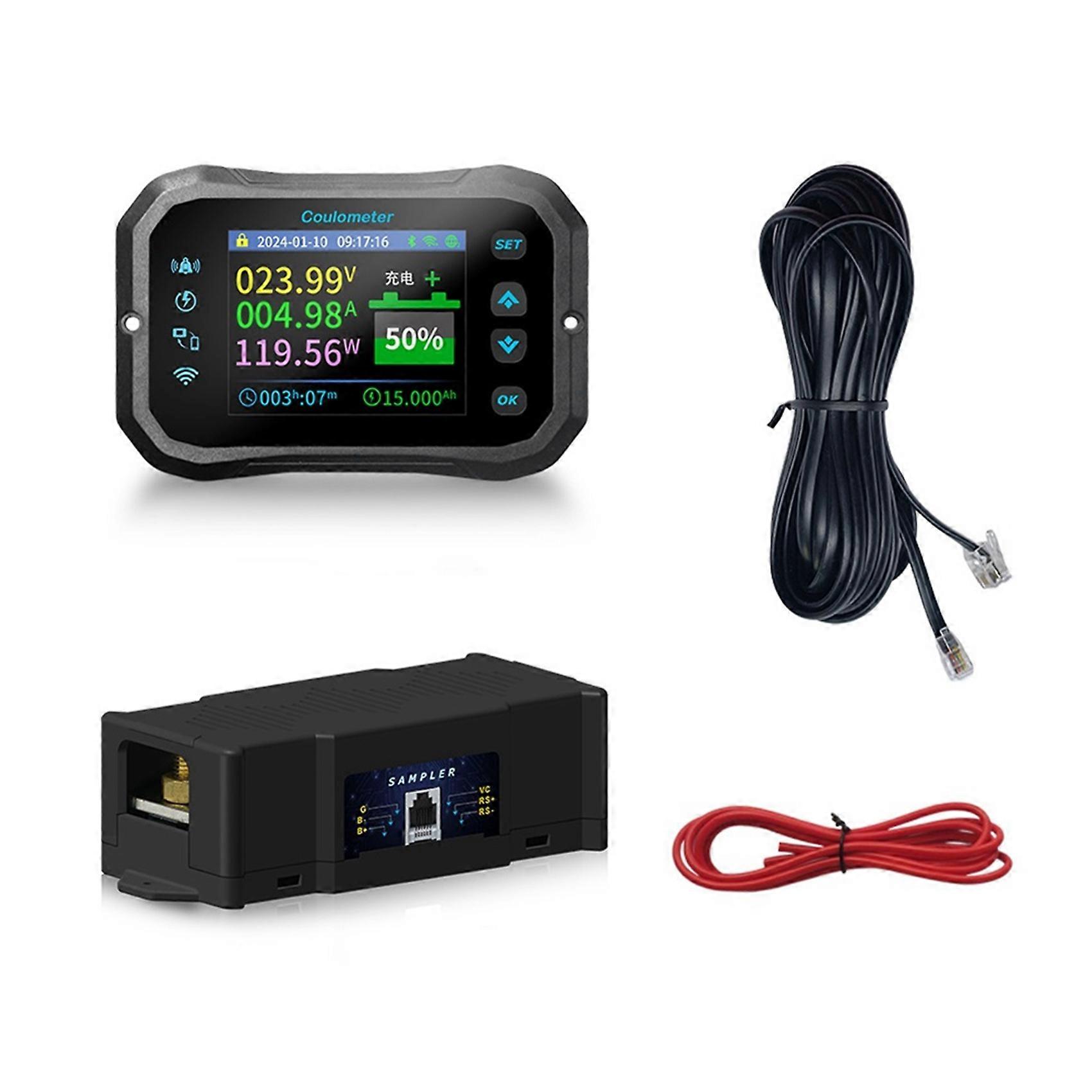 Km140f Wifi Coulomb Meter 400a Volt-amperemeter Power Rv Batterie Kapazität Tester Monitor Für Alle Batterien