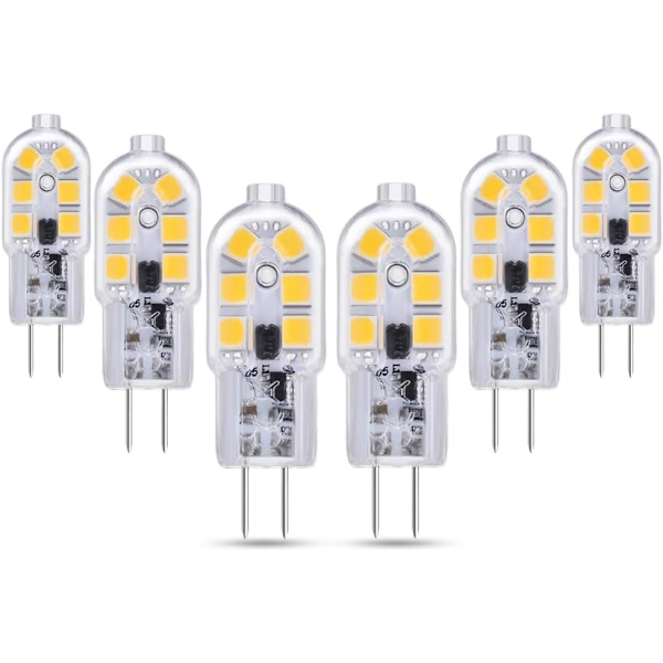 G4 Led-lampe, 12 V, 2 W, 3000 K, Warmweiß, 200 Lm, Nicht Dimmbar, Stiftsockel, Für Kronleuchter Und Tischlampen, Wechsel- Und Gleichstrom