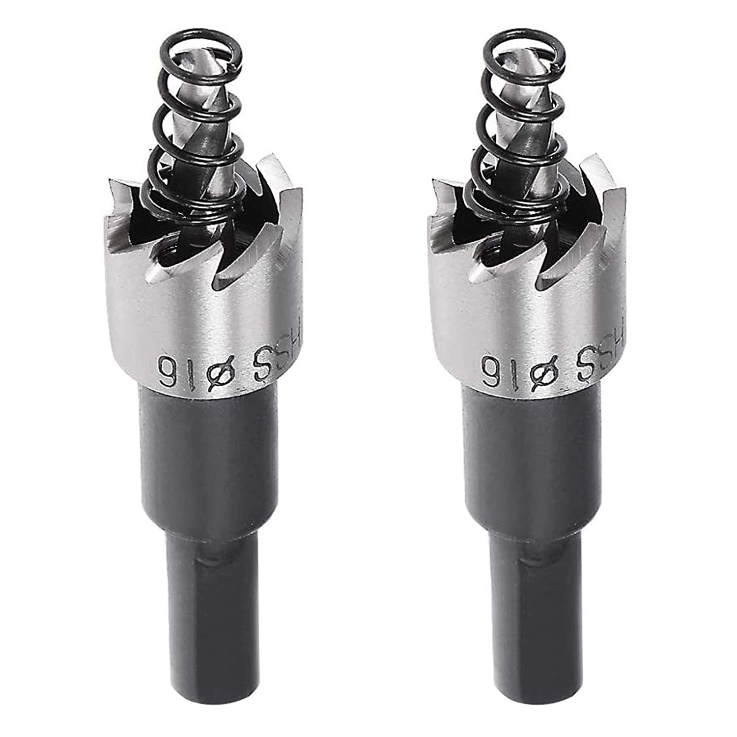 2 Stück 16 Mm Hss-lochsägenbohrer, Hss-lochsägen-set, Lochsägen-bohrer-set