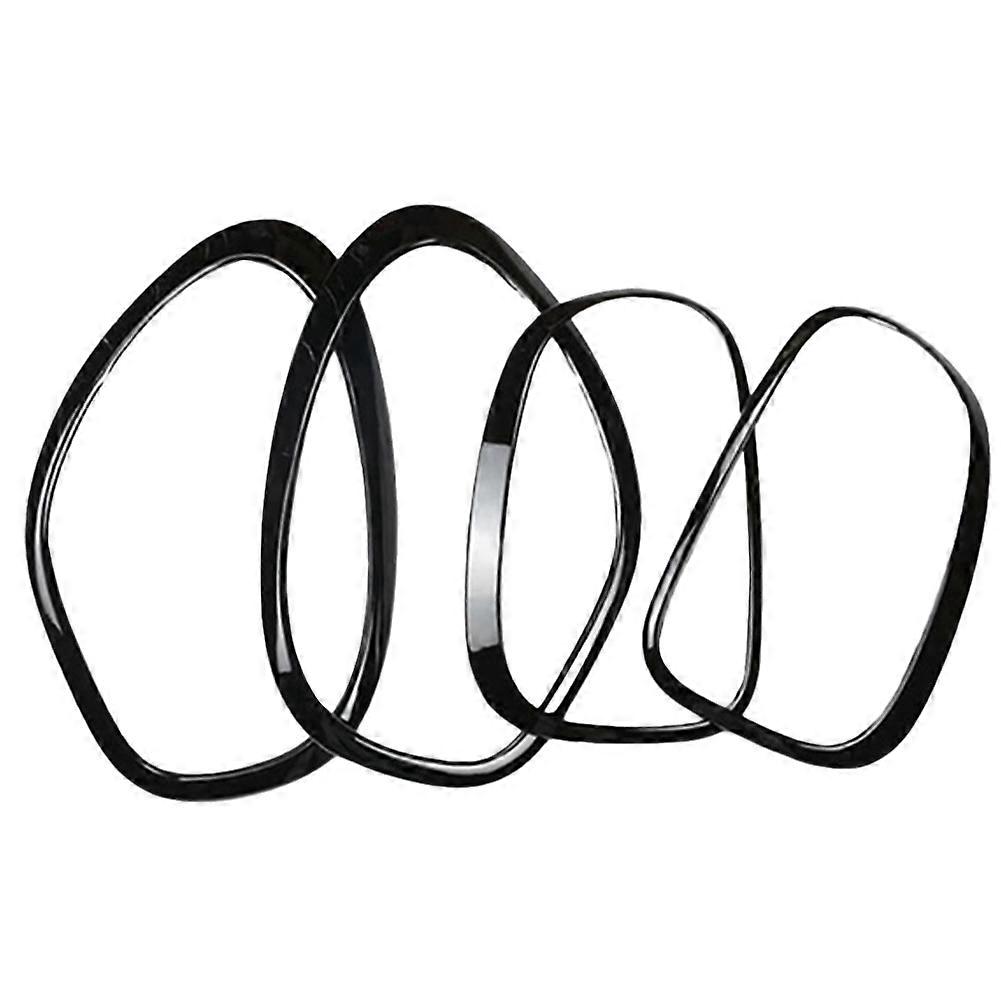 4 Stück Für Countryman R60 2011–2016 Front- Und Heckscheinwerfer-rahmenring-abdeckungs-zubehör