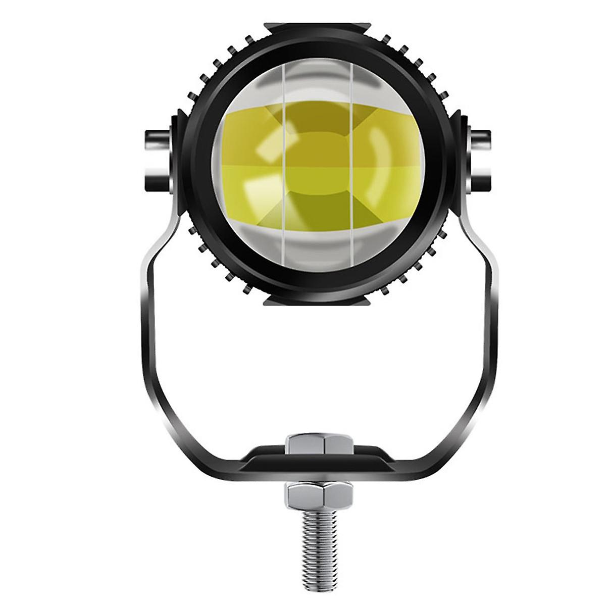 Motorrad-hochleistungs-linsenscheinwerfer, 6500 K Led, Zweifarbig, Externe Scheinwerfer, 12 W, Motorrad-scheinwerfer