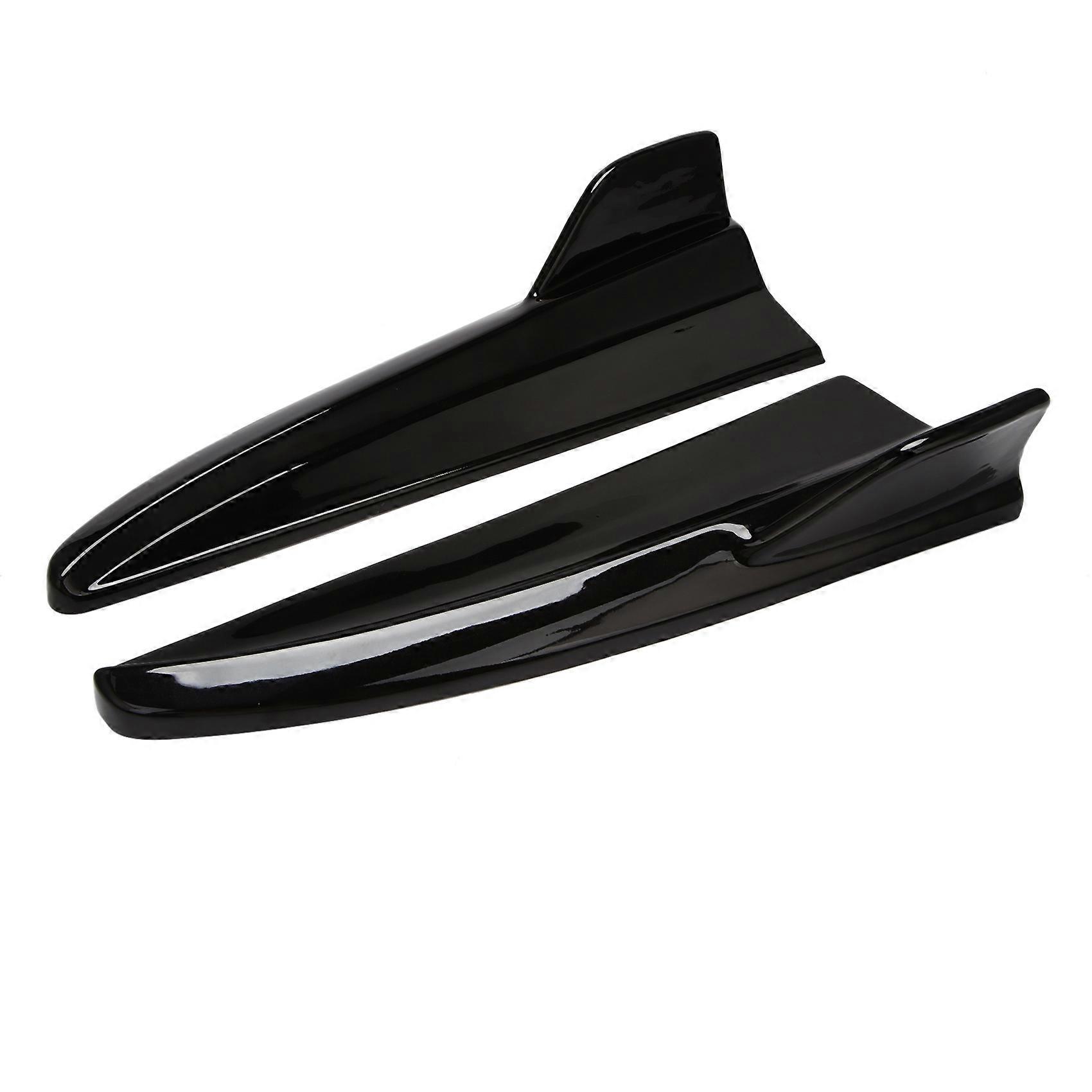 Auto-heckstoßstangen-lippendiffusor-splitter-spoiler Für C- W205 C180 C200 C300 C63 2015–2021, Schwarz