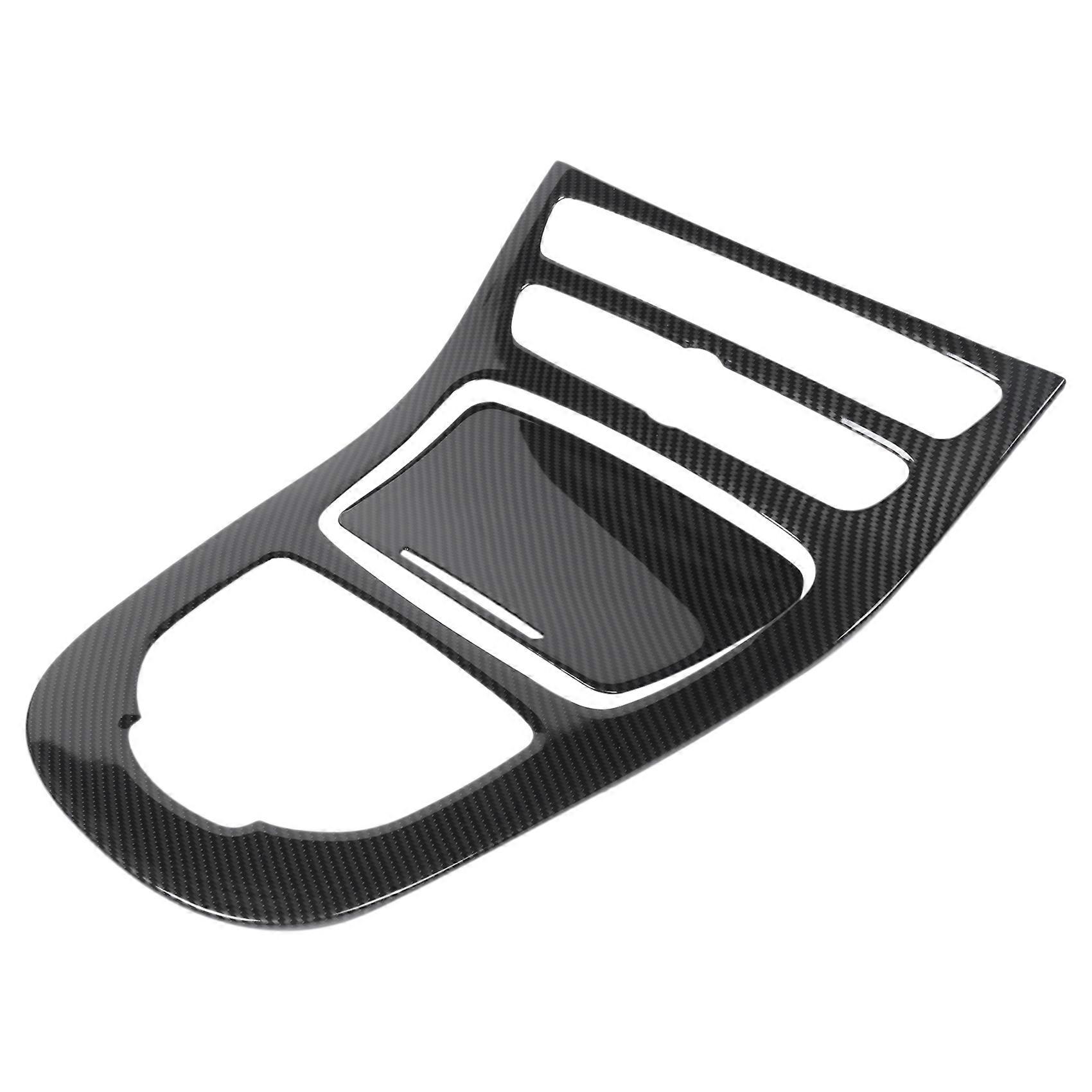 Car Center Control Shift Panel Dekorative Verkleidungsabdeckung Kohlefaserfarbe Für E-klasse W213 2015–2018