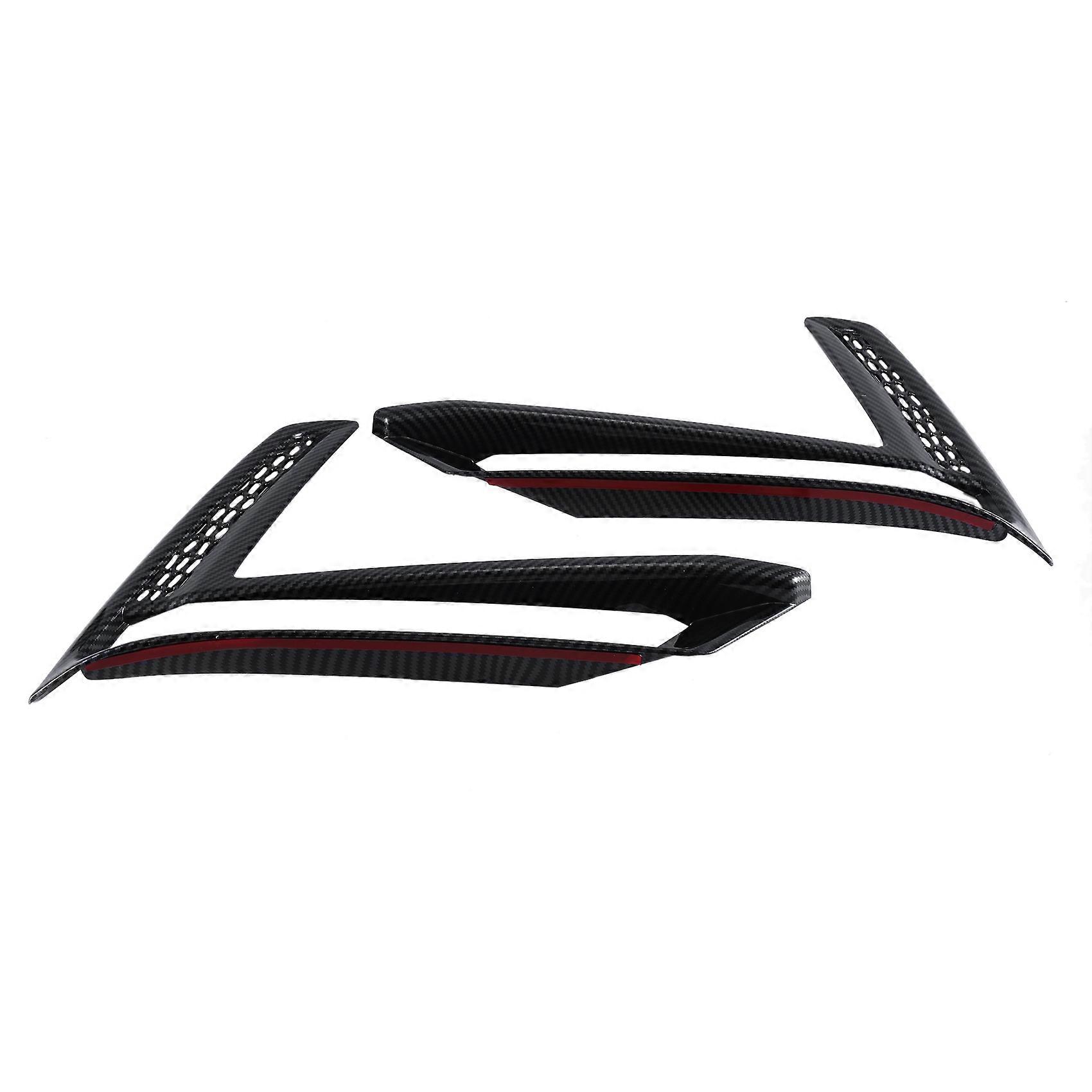 Auto Carbon Fiber Front Bumper Lower Grille Trim Streifen Nebel Licht Abdeckung Trim Für -v 2022 2023