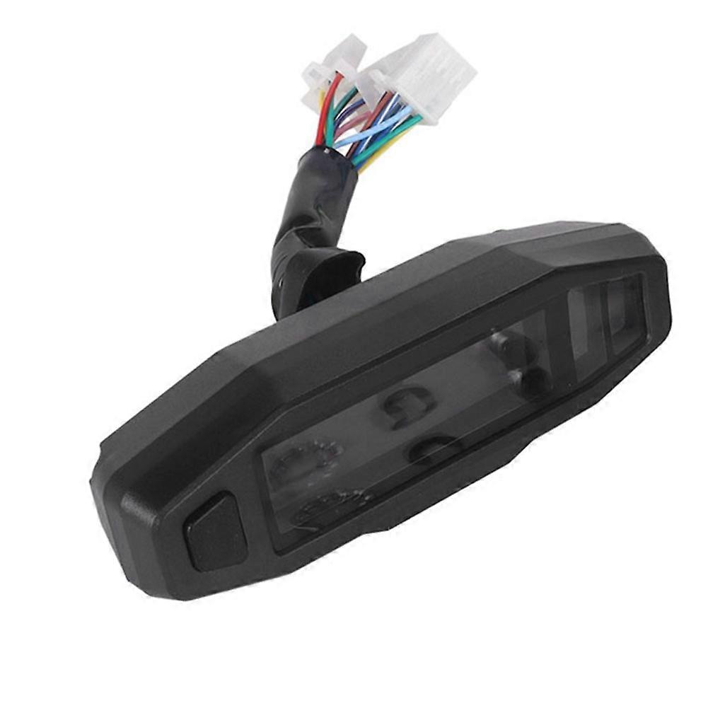 Universal-motorrad-tachometer, Digitaler Geschwindigkeitsmesser, Led-tachometer, Armaturenbrett, Instrumententafel, Messgerät, Led-anzeige